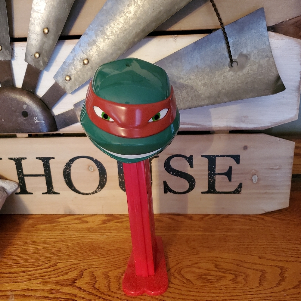 Giant Teenage Mutant Ninja Turtle Raphael Pez Dispenser